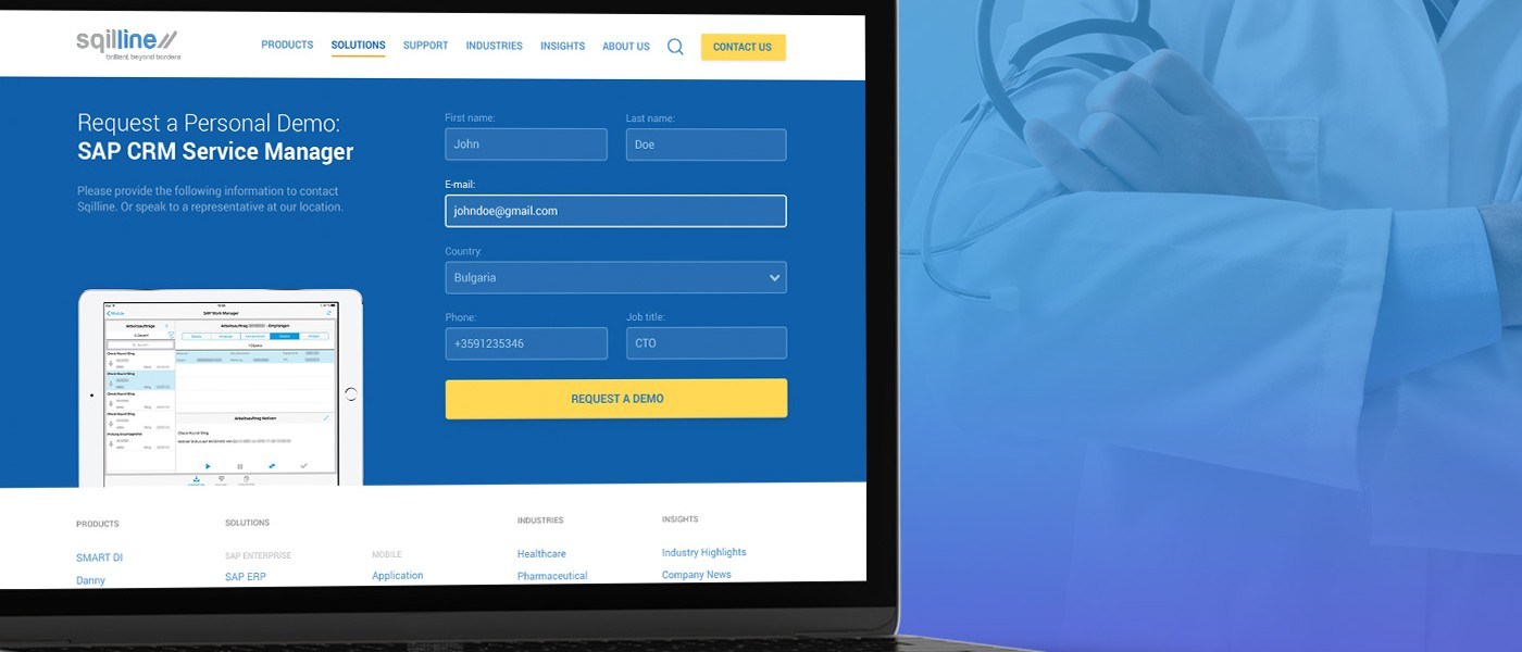 Customer Spotlight: Helping SAP Partner Sqilline Reengineer Their Web Presence