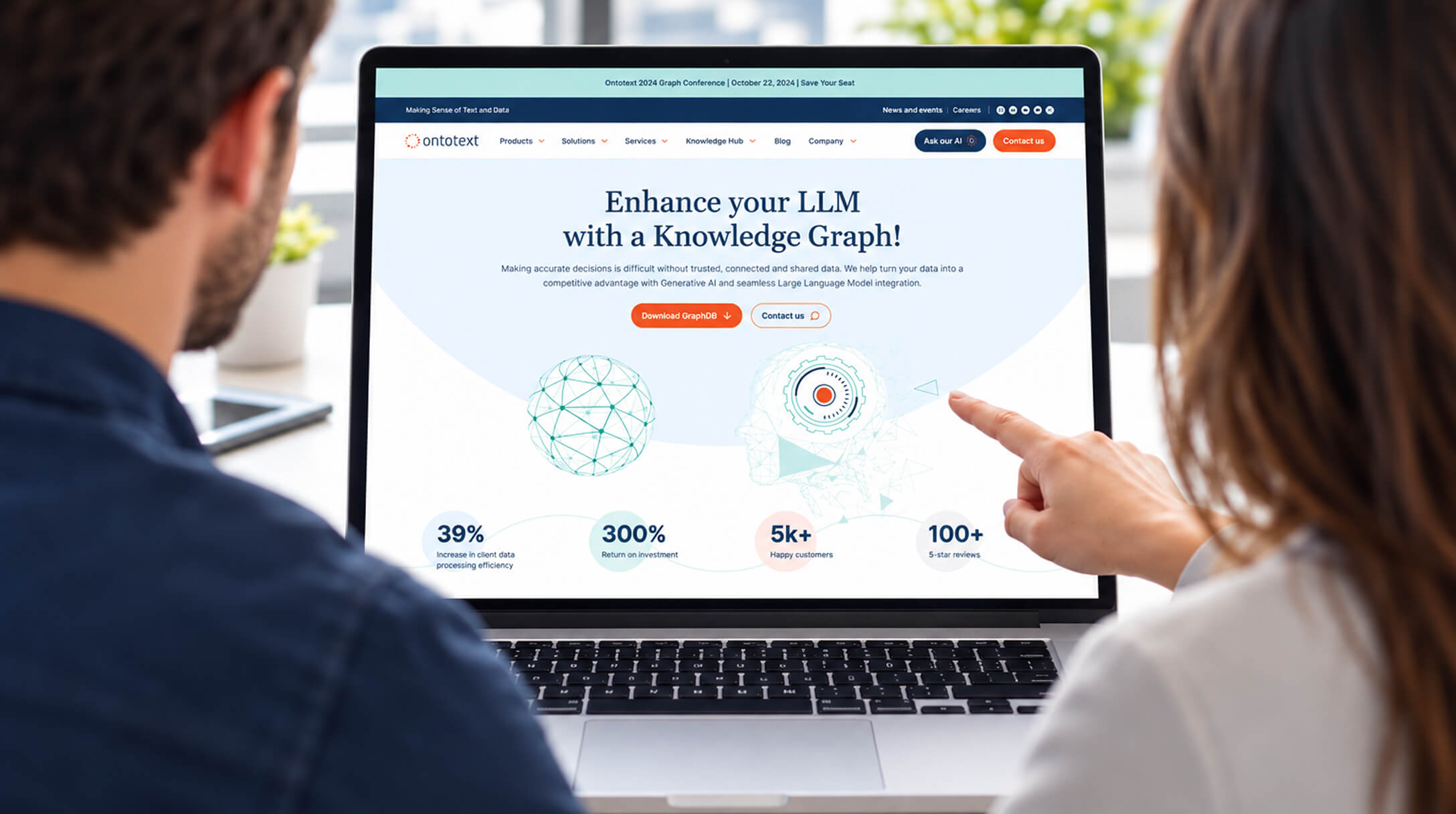 A knowledge-graph website marketing can publish