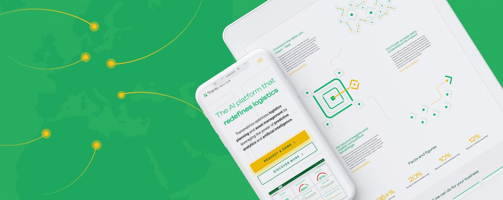 Transmetrics visual identity section
