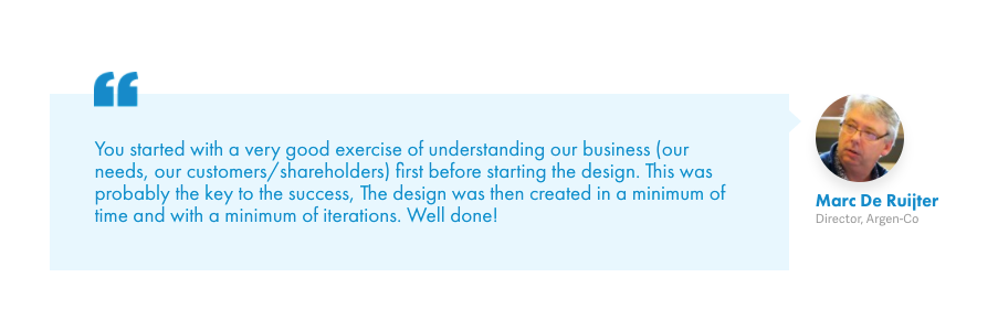 testimonials design example